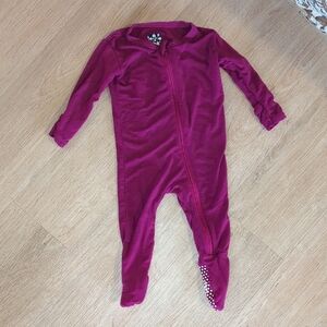 Kickee Pants Magenta Kids Footie 3-6 Months